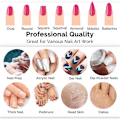 Miniatyrbild 3 av 7: Professionell Nagelfräsbits Set, Volframkarbid Diamant Keramiska Verktyg För Akryl Gel Nageltekniker, Manikyr Pedikyr, Skulptering Slipning Vässning,