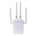 Miniatyrbild 1 av 8: M 95B Trådlös Repeater för Hemmakontor 300m Signalförstärkare Extender 4 Antenn Router WiFi Förstärkare 100‑240V