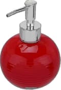 Keramisk tvålpump 500ml Rund påfyllningsbar med pump för flytande tvål[TT]