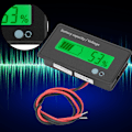 Miniatyrbild 5 av 10: GY-6GD PCB HTN Batterikapacitetsmonitor Indikator LCD-display med Blinkande Alarm 12-84V Grön