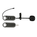 Miniatyrbild 3 av 7: T‑3 Trådlös Lavalier Mikrofon UHF Professionell Myggmikrofon för Möten Tal PA System 100‑240VAU Kontakt