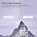 Miniatyrbild 6 av 8: Typ C Förlängningskabel USB3.2 100W 20Gbps 8k 60hz Hane till Hane Typ C Adapter för Kontor Studier 150cm