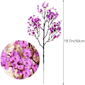 Miniatyrbillede 7 af 7: 6 Stk Efterår Faux Blomster Falske Babys Breath Blomst Bulk Kunstig Gypsophila Buket Silke Blomsterarrangementer Centerpieces for Home Køkken Soveværelse Purple