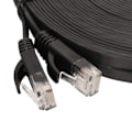 Miniatyrbild 3 av 8: Gigabit Nätverkskabel 20m Längd 1000Mbps RJ45 Port CAT6 Nätverkskabel Ethernetkabel för Routers Laptops Svart