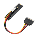 Miniatyrbild 3 av 10: Riserkort NGFF till PCI‑E M.2 till PCI‑E 4X Anti-interferensförmåga Garanterad Styrka Adapterkort