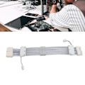 Miniatyrbild 1 av 8: RGB PSU-kablar ARGB GPU Strömförsörjningskabel 2x8 Pin Förlängningskabelkit 5V 3Pin Synkroniserad för PC Chassi Vit