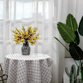 Miniatyrbillede 3 af 8: 6 Stk Efterår Faux Blomster Falske Babys Breath Blomst Bulk Kunstig Gypsophila Buket Silke Blomsterarrangementer Centerpieces for Home Køkken Soveværelse Yellow