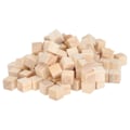 Miniatyrbillede 1 af 8: 100 stk. træklodser fyrretræ firkantede blanke blokke til DIY-håndværk tidlig barndom puslespil legetøj 10mm