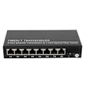 Miniatyrbild 9 av 9: Tx1310nm RX1550nm Fiber Transceiver Upp Till 25km 1 Optisk Port 8 Elektriska Portar Single Mode Ethernet Fiber Switch 100‑240V