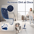 Miniatyrbild 3 av 5: Spray Pro Mop för golvrengöring Våttorr 360 graders spinndamm Hem Kök Lövträgolv Flatmoppar med 500 ML påfyllningsbar flaska Inkluderar 3 mikrofiber