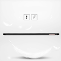 Miniatyrbilde 7 av 8: Tynt smart deksel spesialdesignet for iPad Mini 5 tommer 7,9, fleksibelt TPU-bakdeksel med gummibelagt belegg, automatisk dvale/vekke og visning/skriving Black
