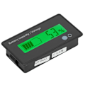 Miniatyrbild 2 av 10: GY-6GD PCB HTN Batterikapacitetsmonitor Indikator LCD-display med Blinkande Alarm 12-84V Grön