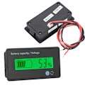 Miniatyrbild 4 av 10: GY-6GD PCB HTN Batterikapacitetsmonitor Indikator LCD-display med Blinkande Alarm 12-84V Grön