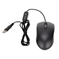 Miniatyrbild 2 av 10: Uppvärmd Mus 3 Nivåer Justerbar Svart Ergonomisk 1600DPI Trådbunden Värmemus för Windows för OS X System Skrivbord Laptop