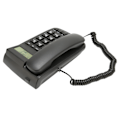 Miniatyrbild 6 av 9: Fasttelefon med nummerpresentation, stora knappar, volymjustering, väggmontering, skrivbordsfasttelefon med LCD-bakgrundsbelysning