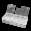 Miniatyrbild 6 av 8: Skruvorganisatör Vit Transparent Rektangulär Stark PP Låsdesign Hårdvaruorganisatör för Reparationsverktyg Komponent Transparent Låda