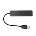 Miniatyrbild 3 av 8: USB2.0 Hub Minneskortläsare Höghastighetsöverföring Plug and Play Enkel Åtkomst USB-Splitter Svart
