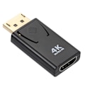 Miniatyrbild 5 av 8: Guldpläterad kontakt DisplayPort till HDMI-adapter, stöder 3D-utgång, bred kompatibilitet, professionellt tillverkad, för stationära datorer, bärbara datorer och