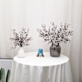 Miniatyrbillede 3 af 7: 6 Stk Efterår Faux Blomster Falske Babys Breath Blomst Bulk Kunstig Gypsophila Buket Silke Blomsterarrangementer Centerpieces for Home Køkken Soveværelse White