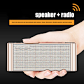 Miniatyrbild 3 av 9: Q8 Trådlös Portabel Mini Bluetooth Högupplöst Dubbelhögtalare med Mikrofon Stöd U-disk TF-kort