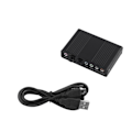 Miniatyrbild 2 av 2: 6-kanals ljudkort USB Extern Digital Optisk SPDIF Ljudutgång Adapter för PC