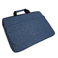 Miniatyrbild 8 av 8: 15,6 tums laptopfodral Vattentätt polyester laptopväska Portabelt skyddsfodral för bärbar dator för resor Affärsresa Mörkblå