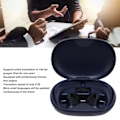 Miniatyrbild 7 av 8: Bluetooth Översättningshörlurar 144 Språk Stereo Översättningshörlurar med Laddningsfodral för Android för IOS Blå