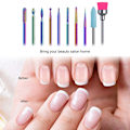 Miniatyrbild 4 av 7: Multifunktionella Nagelborr, 10-delars Set för Omfattande Nagelbehandling, Värmebeständiga Volframstålsborr för Säker och Professionell Användning