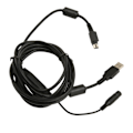 Miniatyrbild 7 av 8: Camera Link-kabel Professionell 2 i 1 Plug and Play Strömkabel Datakabel för Logitech CC2900e 3500e 2900ep 3000e 3m