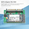 Miniatyrbild 7 av 8: SATA Adapter M.2 SSD 2 i 1 Stor Kapacitet Stabil Pålitlig Portabel Plug and Play Datortillbehör 16GB