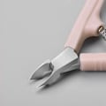 Miniatyrbillede 4 af 6: Negleklipper til tykke og indgroede tånegle，Professionel paronychia Tånegleklipperværktøj, tånegleklipper i rustfrit stål med gummi pink