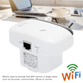 Miniatyrbild 4 av 5: 300Mbps Trådlös WIFI Repeater Wifi Range Extender Signal Amplifier Super Booster EU-kontakt