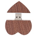 Miniatyrbild 1 av 8: USB-minne Valnöt Hjärtformad för Windows OS X CM11052 (32GB)