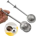 Miniatyrbillede 1 af 5: Sæt med 2 tefiltre i rustfrit stål med presset håndtag, Retra