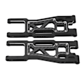 Miniatyrbild 5 av 7: 2 st RC Bakre Svingarm Aluminiumlegering Kolfiber Hög Hållfasthet RC Bil Bakre Fjädringsarm för Traxxas Sledge 1/8 Svart