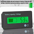 Miniatyrbild 10 av 10: GY-6GD PCB HTN Batterikapacitetsmonitor Indikator LCD-display med Blinkande Alarm 12-84V Grön