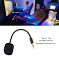 Miniatyrbild 7 av 8: Gaming Headset Mikrofon Professionell Plug and Play 3.5mm Jack Ersättningsmikrofon för Razer Barracuda X