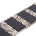 Miniatyrbild 7 av 8: 21W Solarladdare 5V 3A Max Bärbar Vikbar Solpanel Laddare för Camping IP67 Vattentät ETFE Ström Nödpanel SPB5Z B Kamouflage