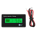 Miniatyrbild 1 av 10: GY-6GD PCB HTN Batterikapacitetsmonitor Indikator LCD-display med Blinkande Alarm 12-84V Grön