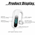 Miniatyrbild 5 av 5: Bluetooth Headset Lång Standby Strömdisplay Sport Löpning Öronhängande HD-samtal för Apple Android