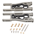 Miniatyrbild 1 av 7: 2 st RC Bakre Svingarm Aluminiumlegering Kolfiber Hög Hållfasthet RC Bil Bakre Fjädringsarm för Traxxas Sledge 1/8 Titanfärg