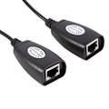 Miniatyrbild 3 av 8: USB 2.0 till RJ45 Ethernet Förlängningsadapter Nätverkskabel Trådbunden Lan för OS X