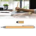 Miniatyrbild 1 av 8: Stylus Penna 2 Funktioner Bekväm Kompakt Portabel Praktisk Touch Pennor för IOS Tablet för Kindle för IPhone Guld