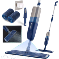 Miniatyrbild 1 av 5: Spray Pro Mop för golvrengöring Våttorr 360 graders spinndamm Hem Kök Lövträgolv Flatmoppar med 500 ML påfyllningsbar flaska Inkluderar 3 mikrofiber