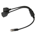 Miniatyrbild 5 av 10: RJ45 Ethernet Splitter Kabel 1 Hane till 2 Hona Portar Stabil Snabb Överföring Cat5 RJ45 Splitter Kabel för Router Modem