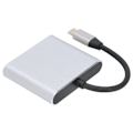 Miniatyrbild 7 av 8: 3-i-1 TypeC Dockningsstation TypeC till HD Multimedia Interface USB 3.0/TypeC Adapter