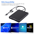 Miniatyrbild 3 av 5: Extern USB-diskettstation, extern mobil diskettstation 3,5-tums datordiskettstation 1,44m USB FDD