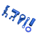 Miniatyrbild 7 av 7: Styrservo Saver Aluminiumlegering Stabil Smidig Drift RC Styrningsenhet för TRAXXAS SLASH 1/10 RC Bil Blå