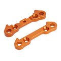 Miniatyrbild 4 av 7: 2 st Metall Främre Nedre Arm Fast Blockplatta Anslutningsplattor Orange för ZD Racing 1/7 DBX07 EX 07 RC Bil