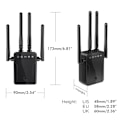 Miniatyrbild 3 av 8: M 95B Trådlös Repeater för Hemmakontor 300m Signalförstärkare Extender 4 Antenn Router WiFi Förstärkare 100‑240V